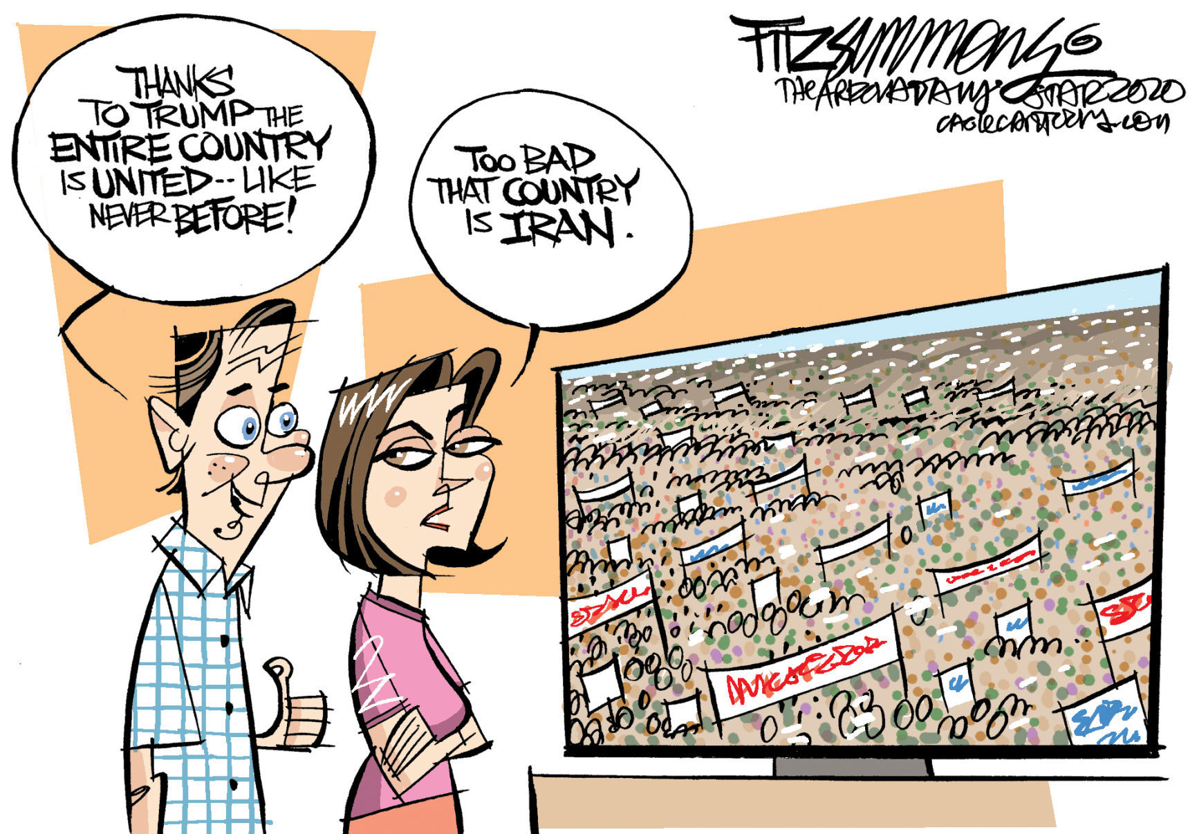 Daily Fitz Cartoon: United